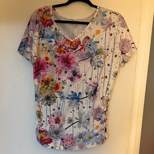 Floral Print Women's Top